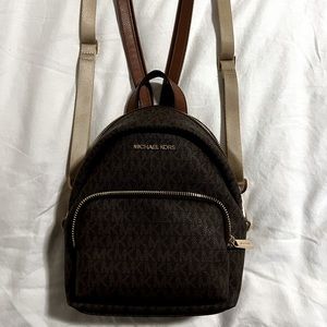 Michael Kors Monogram Small Backpack NWOT